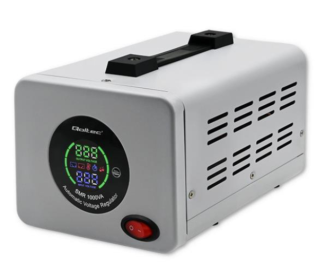 Qoltec Automatyczny stabilizator napięcia AVR PRO 1000VA 3% - 1092379 - zdjęcie 2
